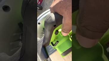 Greenworks 24V 7-1/4'' Cordless Circular Saw in action