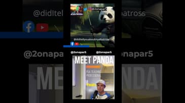 golf spirit animals meet panda  golf pro for new podcast