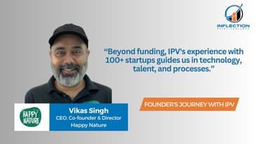 Vikas Singh | CEO and Co-Founder | Happy Nature | On his journey with Inflection Point Ventures