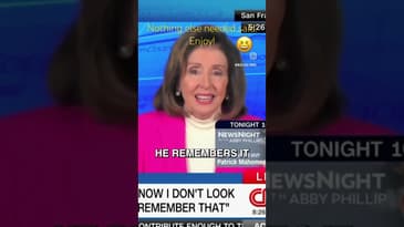 Nancy Pelosi describes our actual sitting president, Joe Biden, very well 🤪 #short