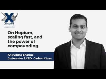 S1 E3: Aniruddha Sharma: Co-founder & CEO - Carbon Clean | Blume Podcast