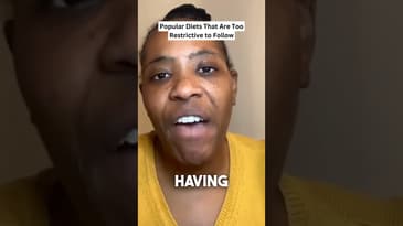 Popular Diets That Are Too Restrictive to Follow #fyp #youtubeshorts