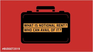 What is notional rent? Who can avail of it?