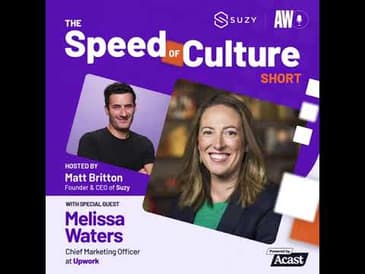Upwork CMO Melissa Waters on Transforming the Way of Work | Suzy