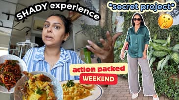 a REALISTIC weekend in my life ft productivity, shocking moments & an exciting project | Aanam C