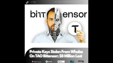 Private Keys Stolen From Whales On TAO #Bittensor Chain; $8 Million Lost (OOC)