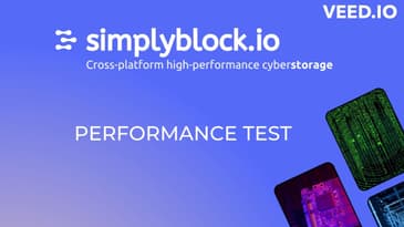 Simplyblock block storage performance test