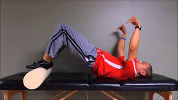 Bridges on Foam Roller for Hamstrings