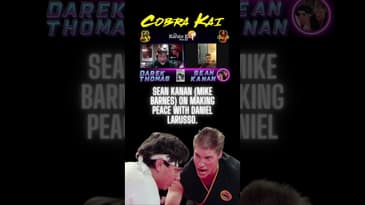Sean Kanan #mikebarnes talks forgiveness #daniellarusso #thekaratekid #cobrakai #shorts #karatekid
