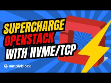NVMe/TCP OpenStack Storage with Simplyblock