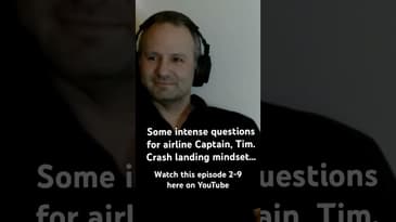 Stay in the Gray Podcast PREVIEW CLIP - airline Captain, Tim, talks crash landing mindset