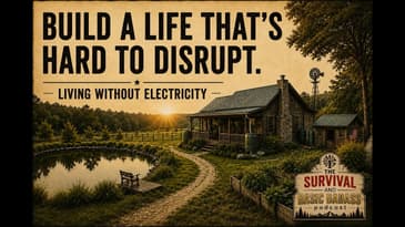 Build A Life That's Hard To Disrupt "Living Without Electricity"