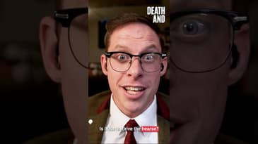 Is it fun to drive a hearse? Heck yeah it is. #deathandpodcast #mortician #shorts