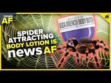 Spider Attracting Body Lotion is News AF - January 2, 2024