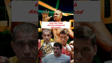 Kash the Flash and Jean Claude Van Damme!  #birmingham #hollywood #jeanclaudevandamme #movie #mma