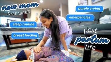 MY FIRST WEEK AS A NEW MOM | Aanam C