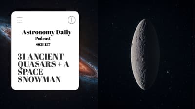 Euclid Finds 31 Ancient Quasars β Plus a "Snowman" Asteroid and Roman Telescope Update