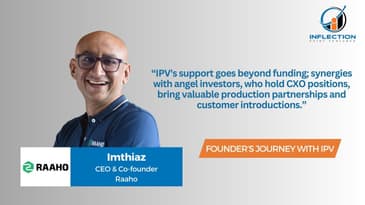 Imthiaz | CEO & Co-founder | Raaho | On his journey with Inflection Point Ventures