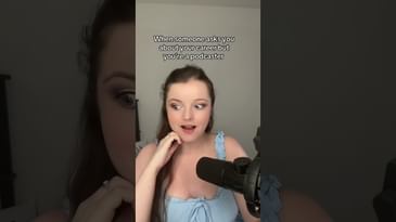 When people ask you what you do for work but you’re a podcaster.