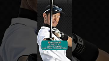 BREAKING: Ichiro Is A Hall Of Famer (We React From T-Mobile Park) 👀 #shorts #ichiro #mariners