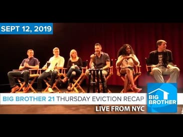 Big Brother 21 Thursday Night Sept 12 Eviction Recap | Kaitlyn Herman LIVE FROM NYC #BB21