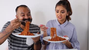 THE SPICY NOODLE CHALLENGE | CHASHMARANJAN