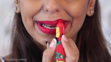 Lipstick Swatches For Indian Skin Tone: Lakme x Masaba | What When Wear