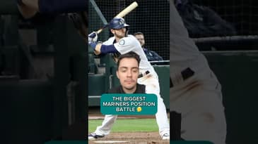 The BIGGEST Mariners Position Battle 🤔 #mlb #baseball #mariners