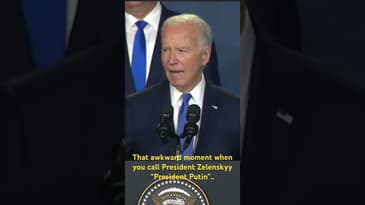 That awkward moment when you call President Zelenskyy “President Putin.” #biden #trumpbiden #trump