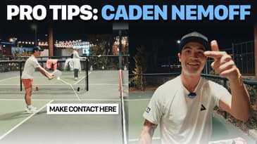 Pickleball Pro Tips feat. Caden Nemoff