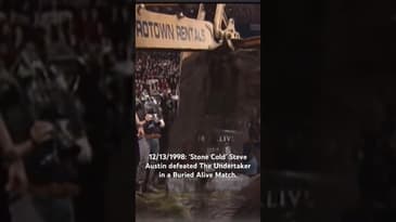 12/13/1998: ‘Stone Cold’ Steve Austin defeated The Undertaker in a Buried Alive Match.