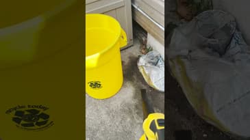 Omote Leaf Blower in action