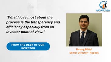 Umang Mittal | Senior Director | Rupeek | On his Journey with Inflection Point Ventures