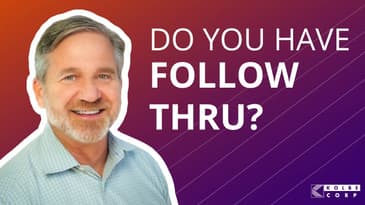 Why Everybody Has Follow Thru Instincts |  David Kolbe