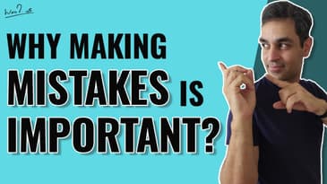 Why you should make more mistakes | warikoo #shorts