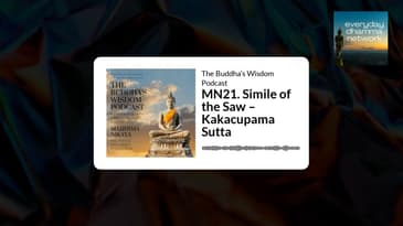 MN21. Simile of the Saw – Kakacupama Sutta | The Buddha’s Wisdom Podcast