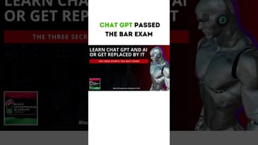 ChatGPT Passed The Bar Exam  #shorts