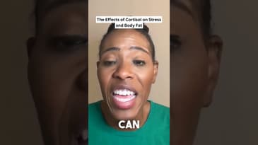 The Effects of Cortisol on Stress and Body Fat #youtubeshorts #fyp