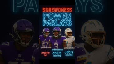 TNF Shrewdness Power Parlay!!!  #NFL #TNF #Vikings #Chargers