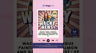 Wacky News: Tongue painting, vegan salmon and garbage contest | Ep 53 | Bingepods | Onmanorama
