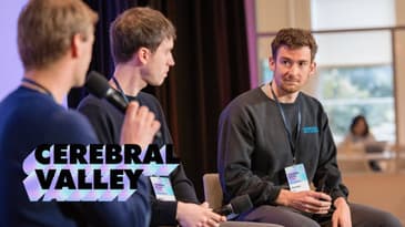 Cerebral Valley: Adam D'Angelo (Quora) + Harrison Chase (LangChain) with Miles Grimshaw (Benchmark)