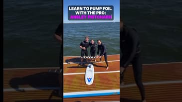 Learn to pump foil with the PRO: Ansley Pritchard @FoilingweekPensacola25 #pumpfoil
