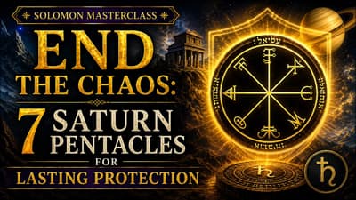 7 SATURN PENTACLES: PROTECTION, STABILITY & LASTING RESULTS (Solomon Masterclass)