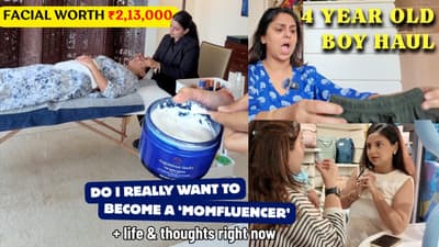 Trying the MOST EXPENSIVE SKIN CARE in the world?! Mom life & events | Aanam C Vlog