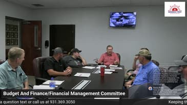 **JOINT MEETING**Budget & Finance/Financial Management Committee Meeting