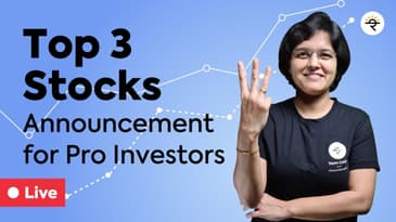 Announcement: Top 3 Stocks to Watch by CA Rachana Ranade