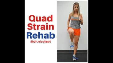 Quadriceps Strain Rehab Exercises
