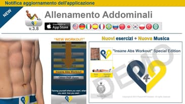 Notifica aggiornamento dell'applicazione: Allenamento Addominali