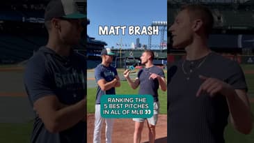 Ranking The BEST PITCH In Major League Baseball 🤯 #shorts #baseball #seattlemariners #mariners #pnw
