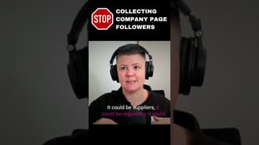 🛑Stop collecting LinkedIn Company Page followers and do this instead #shorts #linkedinstrategy